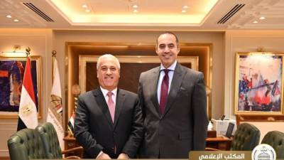 وزير الشئون النيابية والقانونية يستقبل رئيس الهيئة الوطنية للصحافة