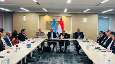 وزير الخارجية والهجرة يلتقي المصريين العاملين بمقر الأمم المتحدة في نيويورك