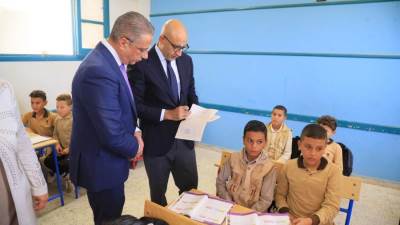 وزير التعليم ومحافظ الفيوم يتفقدان 8 مدارس بالمحافظة لمتابعة انتظام العملية التعليمية