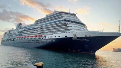 ميناء غرب بورسعيد يستقبل السفينة الهولندية NIEUW STATENDAM