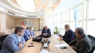 وزير التعليم العالى يستقبل وفد جامعة أبردين البريطانية