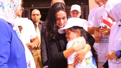 وزيرة التضامن الاجتماعي تستقبل وفداً من طلاب الجامعات من ذوي الإعاقة