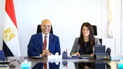 وزيرة التخطيط والتعاون الدولى تلتقي وزير العمل لبحث الملفات المشتركة