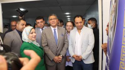 افتتاح قسم الطوارئ الجديد بمستشفى أكتوبر المركزي بحضور محافظ الجيزة ورئيس الجهاز