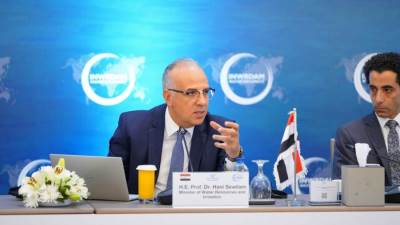 وزير الري يشارك في منتدى الشبكة الاسلامية لتنمية وادارة مصادر المياه