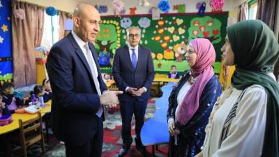 وزير التربية والتعليم يقوم بجولة تفقدية لعدد من المدارس بمحافظة المنوفية