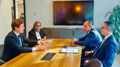 وزير الاستثمار يلتقي مجموعة يورو كلير المالية