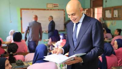 وزير التربية والتعليم يتابع انتظام العملية التعليمية بمدارس الجيزة