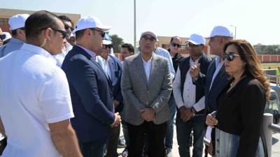 مدبولي يتفقد التشغيل التجريبي لمحطة معالجة الصرف الصحي بقرية برطباط غرب مغاغة