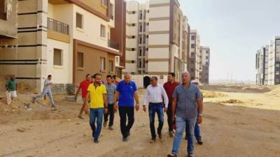 رئيس جهاز مدينة بدر يتفقد المرحلة الثالثة لسكن موظفي العاصمة الإدارية