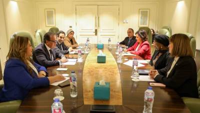 وزير الصحة يستقبل الأمين العام المساعد لمجموعة الأمم المتحدة للتنمية المستدامة