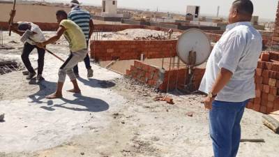 الإسكان: إيقاف أعمال مخالفة وإزالة فورية لمخالفات بناء وتعديات بمدينة 6 أكتوبر