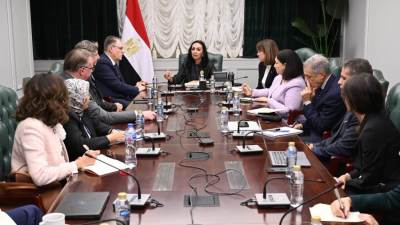 وزيرة التضامن الاجتماعي تلتقي ممثلي الهيئات الدولية في مصر