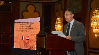 وزير التموين يشارك في الندوة الفرنسية المصرية للحبوب