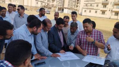 رئيس جهاز العبور الجديدة يتفقد وحدات سكن لكل المصريين والخدمات