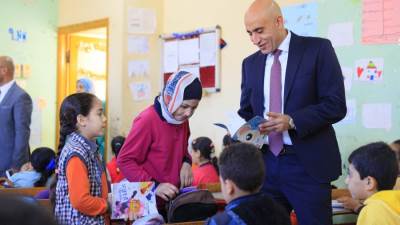 وزير التربية والتعليم ومحافظ الغربية يتفقدان خمس مدارس بإدارة زفتى التعليمية