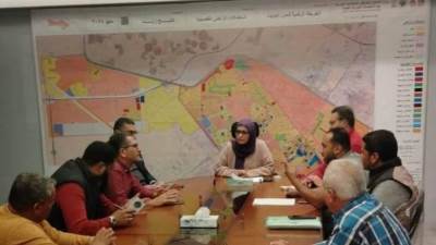 مروة حسين تتابع استعدادات فصل الشتاء وموقف محطات الصرف بالشيخ زايد