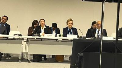 وزيرة البيئة تشارك في الجلسة الخاصة بمناقشات تمويل المناخ