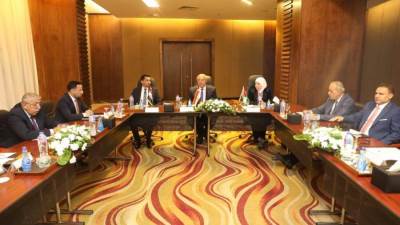 وزير الصناعة والنقل يترأس الاجتماع الـ 83 لشركة الجسر العربي للملاحة 