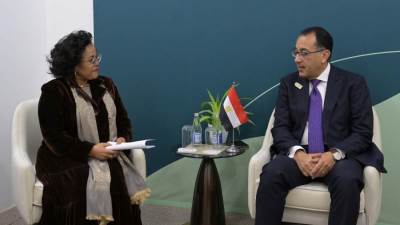 رئيس الوزراء يلتقي المديرة التنفيذية لوكالة "النيباد"