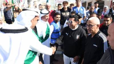 وزير الرياضة ومحافظ شمال سيناء يفتتحان الملعب الخماسي بمركز شباب ضاحية السلام بالعريش