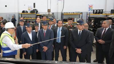 رئيس الوزراء يشهد احتفال ببدء الإنتاج والتشغيل بشركة "النصر للسيارات"