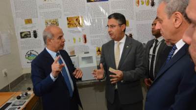 وزير التموين ومحافظ الغربية يستهلان جولتهما التفقدية بالصومعة الإماراتية في طنطا