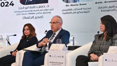 وزير الري يشارك فى جلسة تعزيز الحلول المتكاملة للمياه والطاقة والغذاء