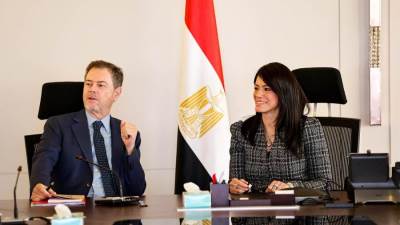 وزيرة التخطيط والتعاون الدولي تلتقي سفير مملكة إسبانيا بمصر 