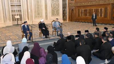 وزير الأوقاف يستقبل سفير سلطنة بروناي بالقاهرة بمركز مصر الثقافي الإسلامي