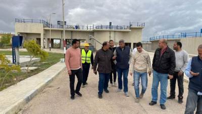 السيد همام يتفقد منظومة الصرف الصحي ووحدات سكن لكل المصريين ببرج العرب الجديدة