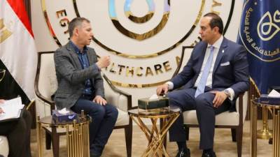 رئيس الرعاية الصحية يبحث أوجه التعاون مع الاتحاد الدولي للمستشفيات 