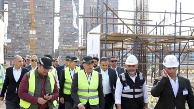رئيس الوزراء يتفقد مشروع إنشاء مدينة النيل الطبية مستشفى معهد ناصر