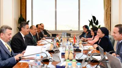 وزيرا التموين والبيئة يبحثان الموقف التنفيذى لخطط الإصحاح البيئى لمصانع السكر