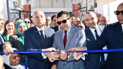 وزير الرياضة ومحافظ القاهرة يفتتحان ملتقي توظيف مصر بمركز شباب باب الشعرية