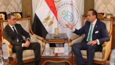 رئيس الرعاية الصحية يبحث التعاون مع المدير العام لشركة فياتريس في مصر
