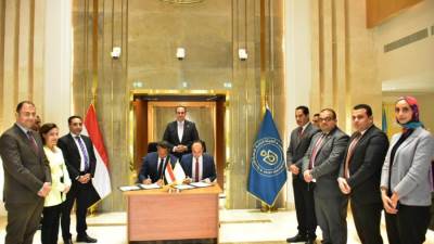 رئيس الرعاية الصحية يشهد توقيع بروتوكول بين الهيئة وشركة إنجيج كونسلتينج للاستشارات