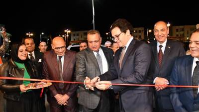 وزير الثقافة ومحافظ جنوب سيناء يفتتحان اعمال تطوير مسرح طور سيناء الثقافي