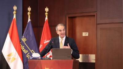 وزير الاتصالات يشهد فعاليات الحفل السنوى لمعهد تكنولوجيا المعلومات