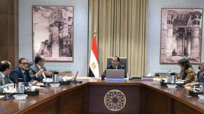 مدبولي يُتابع مع وزير قطاع الأعمال موقف تطوير قطاع القطن والغزل والنسيج