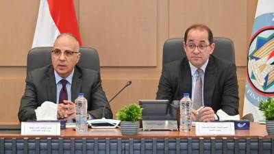 وزيرا الري والمالية يبحثان التنسيق المشترك فى العديد من الملفات