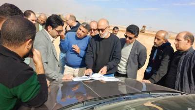 رئيس جهاز العبور الجديدة يتفقد مشروع الحلول العاجلة لتغذية المجاورات المستهدفة بالمياه