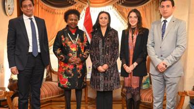 وزيرة التضامن تلتقي المفوضية الأفريقية المعنية بملف مصر باللجنة الأفريقية لحقوق الإنسان