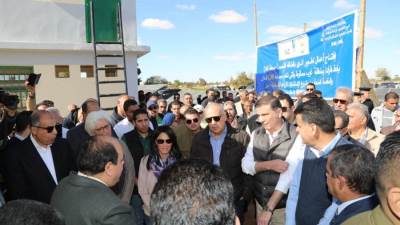 وزراء الزراعة والتخطيط والري يفتتحون محطة مطورة للري باستخدام الطاقة الشمسية بالمنيا