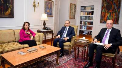 وزير الخارجية يستقبل المرشحة لمنصب نائب رئيس مفوضية الاتحاد الأفريقي