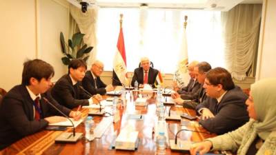 وزير التعليم العالي يبحث التعاون المشترك مع  السفير الياباني بالقاهرة