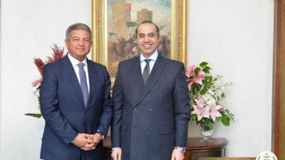 وزير الشئون النيابية يلتقي رئيس المجلس الأعلى لتنظيم الإعلام