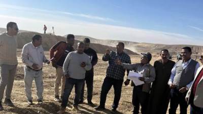 رئيس جهاز قنا الجديدة يتفقد المرافق بمنطقة التوسعات بالامتداد الشرقي وأعمال التطوير