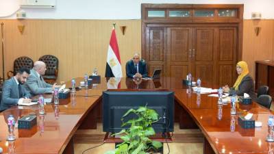 وزير الري يتابع أعمال الهيئة المصرية العامة للمساحة