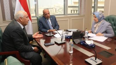 وزير الكهرباء يبحث مع محافظ الوادي الجديد دعم الطاقة الشمسية